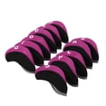 thumbnail image 2 of Almencla 11 Pcs Iron Headcover Anti Scratch Numbered Headcover Protector Guard 4 9, P, S, Rosy, 2 of 8