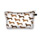 thumbnail image 1 of Bolsa de cosméticos con estampado de perro salchicha para mujer, monedero de moda para compras, bolsa de almacenamiento de maquillaje para niña, estuche de cosméticos, regalo, neceser LIUWENJING unisex, 1 of 2