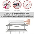 KINCMAX Shower Caddy Shampoo Holder Organizer Adhesive Bathroom Shelf