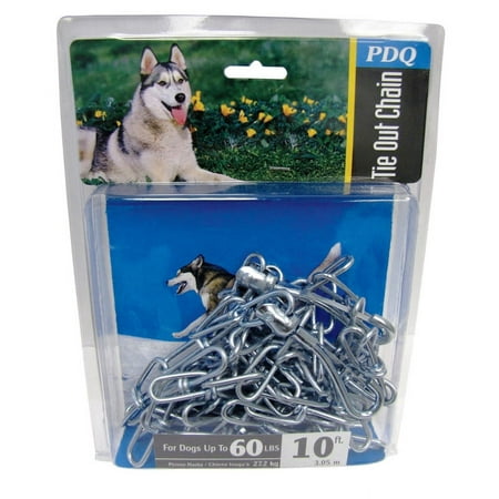 UPC: 0083929006445 | PDQ Silver Steel Dog Tie Out Chain Large