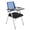 Blue, variant on Foldable Mesh Ergonomic Training Room Chair Guest Reception Stack Chairs for Office School Church,Conference Chair with Writting Board and Arms,Office Chairs
