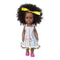 thumbnail image 1 of Baby Toy HUOGUO, pelo rizado africano negro, 35 cm, de vinilo, 1 of 1