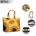 thumbnail image 3 of Sunflower Women's Large Weekend Travel Bag Moving Canvas Handbag Thick Double Layer Beach Weekend Travel Unisex Hospital Maternity Delivery with Toiletry Waterproof, 3 of 5