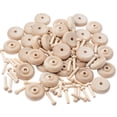 thumbnail image 6 of 82-Piece Wood Wheels and Axel Pegs - For DIY Model Car Crafts, 6 of 6