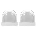 thumbnail image 1 of 2 PCS Christmas Decorationstree Snow Globe Photo Frame Picture Frames Handmade Materials Liquid White Plastic Paper, 1 of 6