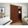 thumbnail image 2 of Spectrum Woodshire Folding Door 36"wide x 96"high Solid Core Vinyl Laminated MDF Mahogany color, 2 of 4