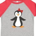 thumbnail image 4 of Inktastic Cute Penguin, Little Penguin, Penguin with Bow Boys or Girls Toddler T-Shirt, 4 of 5