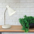 thumbnail image 4 of Newhouse Lighting Oxford White Metal Flexible LED Goose Neck Lamp for Desk or Table, 4 of 10