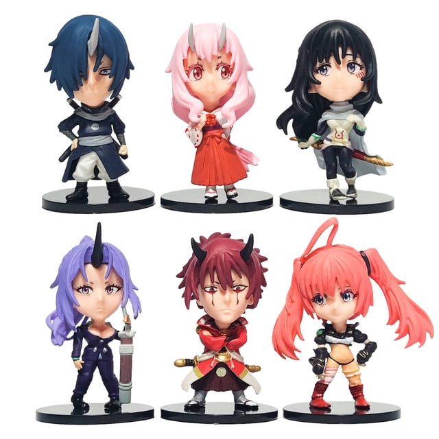Colección de muñecos de anime, 6 piezas, reencarnadas en forma de limo
