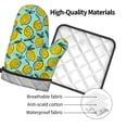 thumbnail image 4 of Xecao Lemon1 Pattern Oven Mitts and Pot Holders Sets Heat Resistant Silicone Oven Mittens Extra Thicken Long Kitchen Cotton Oven Glove for Cooking, 4 of 7
