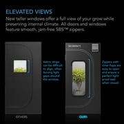 AC Infinity CLOUDLAB 642, Advance Grow Tent 4x2, Thickest 1 Poles, 2000D Mylar Canvas, Lab-Tested Highest Reflectivity, Largest Zipper Window, Controller Mount Plate, 48 x 24 x 72 Indoor Growing