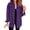 Purple, variant on WCJM Black Button Up Shirt Womens Women Shirts Washed Denim Shirt Jacket Fashion Casual Women's Jacket