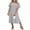 Strip, variant on Ekouaer Cotton Sleepwear for Women Plus Size Long Nightgowns Short Sleeve Night Dress Casual Sleep Nightshirt