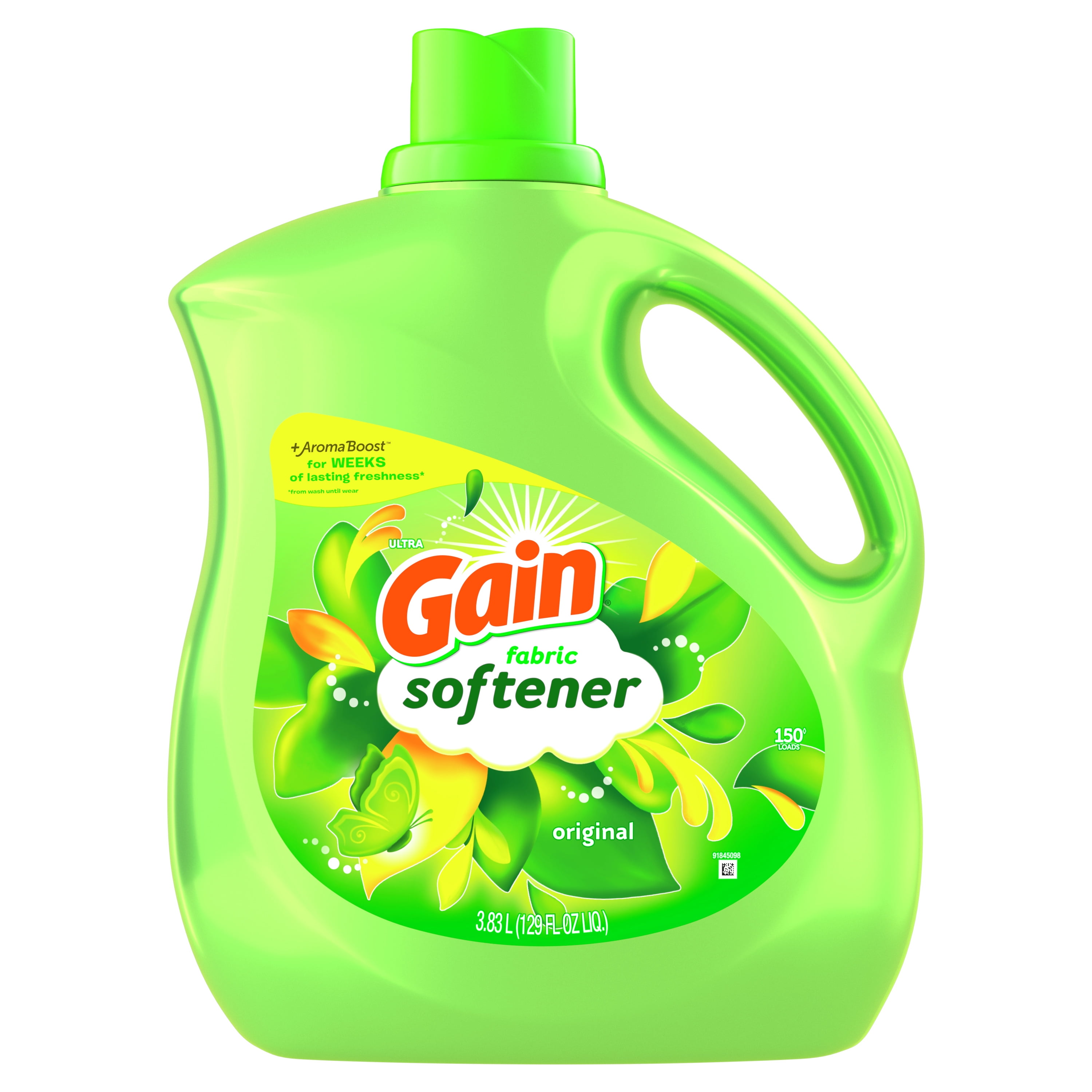 Gain Original, 150 Loads Liquid Fabric Softener, 129 Fl Oz