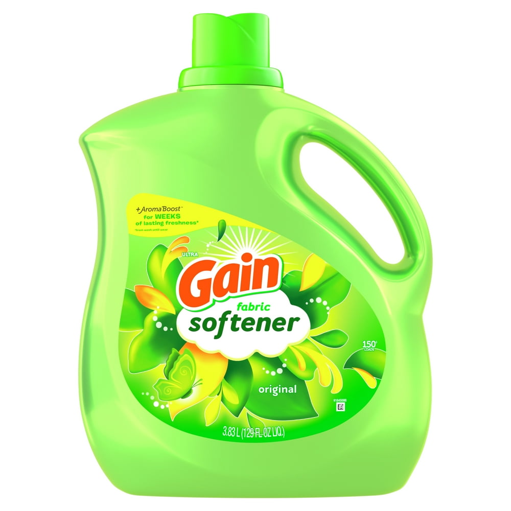 Gain Original, 150 Loads Liquid Fabric Softener, 129 fl oz Walmart