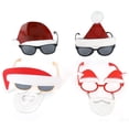 thumbnail image 4 of Gafas de fiesta de Navidad, 4 piezas de Papá Noel, lindas gafas de Navidad, gafas de Navidad para niños, calidad superior, 4 of 9