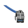 thumbnail image 5 of Tripp Lite 3ft USB 3.0 SuperSpeed Keystone Jack Type-A Extension Cable (M/F), 5 of 6