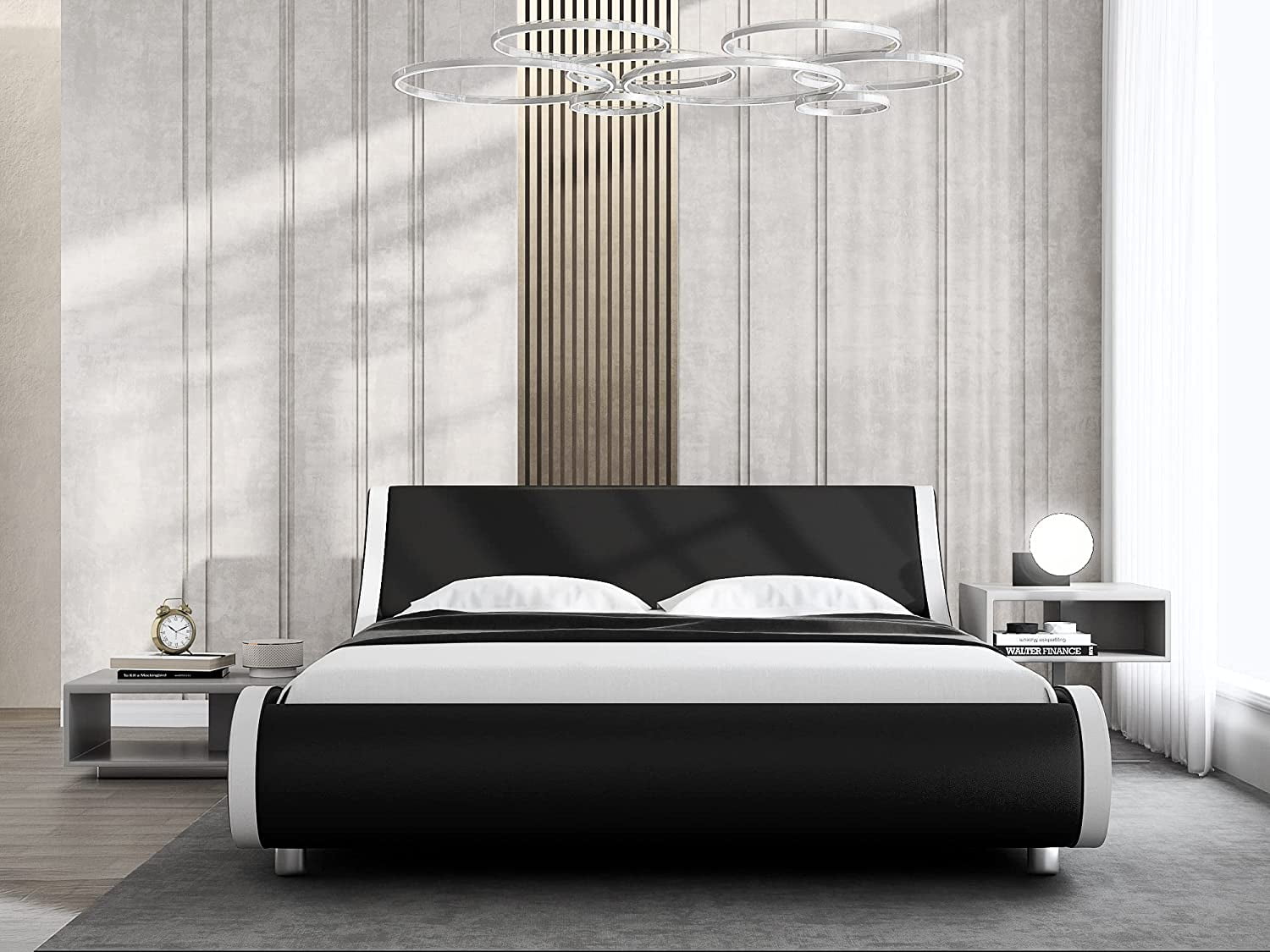 Mainstays 12 Adjustable Metal Bed, Mainstays 12 Adjustable Metal Bed Frame Black Twin King Size