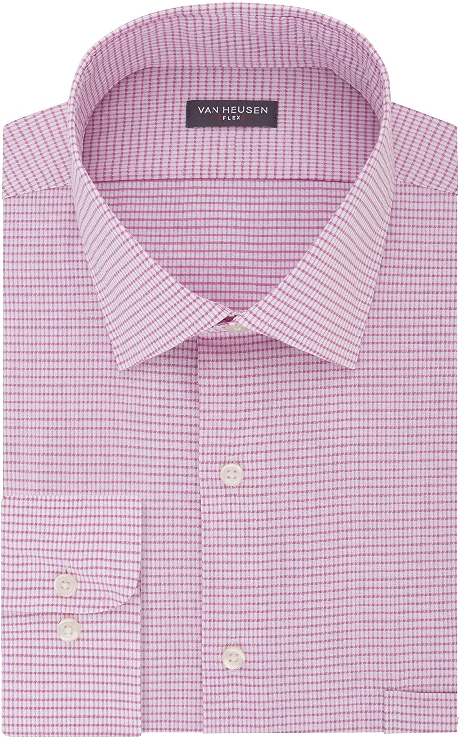 Van Heusen Men's FIT Dress Shirt Flex Collar Stretch Check (Big and