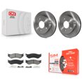 thumbnail image 1 of Transit Auto Front Disc Brake Rotors and Semi-Metallic Pads Kit for Car 2000-2001 Dodge Ram 1500 RWD K8S-100202, 1 of 11