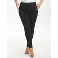thumbnail image 3 of CurveSoul Plus Size High Waist Pocket Patched Leggings Stretch Workout Pants, 3 of 5