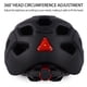 thumbnail image 5 of Casco De Bicicleta De Montaña De Carretera Casco De Bicicleta Deportes Casco De Ciclismo De Equitación Ventilado Con Luz De Seguridad qarigey OD015218-03, 5 of 6