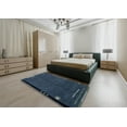 thumbnail image 4 of Ahgly Company Indoor Rectangle Abstract Deep-Sea Blue Abstract Area Rugs, 7' x 10', 4 of 6
