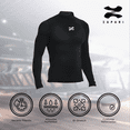 thumbnail image 3 of Playera Deportiva Manga Larga Unisex Licra de Compresion Comoda y Fresca verde CH ZAPARI  Licra Deportiva, 3 of 6