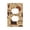 Duplex, variant on Ancient Greece Vintage Acropolis Light Switch Cover Decorator No Device Blank Wall Plate 1-Gang Receptacle Outlet Decor