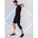 thumbnail image 4 of Men One Leg Leggings For Basketball Side Pockets Fitness Training Single Leg Tights, 4 of 5