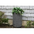 thumbnail image 2 of Good Ideas IMP-D50-DR-DAR Impressions Darkened Ribs Downton Rain Saver Barrel, 50 Gallon, Dark Granite, 2 of 6