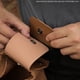 thumbnail image 3 of Bolsa de forraje para acampar al aire libre, bolsa de cinturón de cuero impermeable, bolsa de frutas para colgar en la cintura, bolsa de herramientas, jungla, 3 of 5