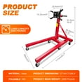 thumbnail image 6 of Vertlley Engine Stand 2000 lb.Heavy-Duty Steel Foldable Capacity 360-Degree Adjustable Mounting Red, 6 of 6