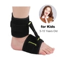 thumbnail image 6 of Adjustable Kids Drop Foot Brace AFO, Children Ankle Stabilizer for Walking Gait Correction, Pain Relief for Achilles Tendon, Cerebral Palsy & Nerve Damage, Suitable for 5-15 Years Old 1Pcs, 6 of 6