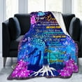 thumbnail image 2 of Daughter Gifts, Daughter Gift from Dad, to My Daughter Blanket from Dad, Gift for Daughter Birthday Thanksgiving Mothers Day, Flannel Soft Throw Blanket 40"X50", 2 of 6