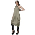 thumbnail image 4 of Moomaya Robe Kurti Sans Manches à une Épaule Imprimée pour Femmes, Vêtement de Créateur Boho pour Fête, 4 of 7