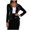 JSR1-Black, variant on Two Piece Velvet Suit Sets for Women Dressy Casual Blazer Jacket Skirts Set Formal Work Business Fall Outfits
