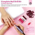 thumbnail image 4 of Kit de uñas en polvo SAVILAND con taladro: set de inicio de 30 colores, 4 of 7
