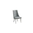 thumbnail image 2 of KB PC60-BL Vinyl Kitchen Dinette Dining Side Chairs, Blue - Set of 2, 2 of 4