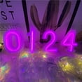 thumbnail image 4 of WE Neon Sign, Neon Alphabet Light Light Up LED Letters Lights Light Up Marquee Letters Lights Battery USB Pink, 4 of 5