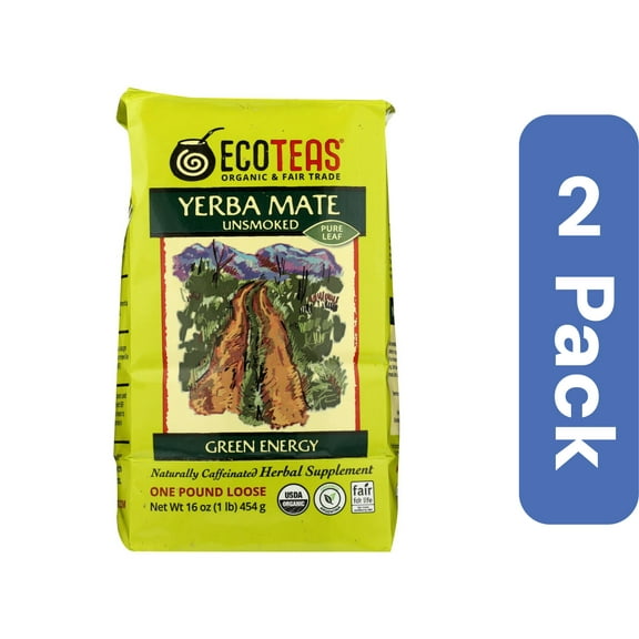 Eco Tea Loose Yerba Mate 16 oz (Pack Of 2)