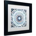 thumbnail image 2 of Trademark Fine Art "Moroccan Blues IV" Canvas Art by Color Bakery White Matte, Black Frame, 2 of 4