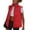True Red, variant on Zeagoo Womens Puffer Vest Lightweight Warm Fall Winter Fashion Stand Collar Vest with Pockets