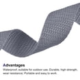 thumbnail image 3 of Correa de Cinta de Polipropileno Uxcell 1" 10 Yards Gris, 3 of 5