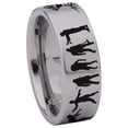 thumbnail image 3 of Zombie Tungsten Carbide Ring, 3 of 9