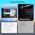 thumbnail image 4 of téreo inalámbrico de doble DIN para coche con Apple CarPlay/Android Auto, pantalla Carplay para coche, control de voz con cámara de rpaldo, Bluetooth, navegación, Mirror Link (10.1 pulgadas), 4 of 5