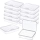 thumbnail image 1 of 12 mini contenedores de plástico para almacenamiento, caja con tapa, caja rectangular transparente de 3,5 x 2,4 pulgadas para recoger objetos pequeños, cuentas, piezas de juego, ta, 1 of 3
