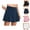 Navy-b, variant on Womens Skorts High Waist Pleated Design Athletic Golf Tennis Skirts with Inner Shorts and Pockets Skorts for Woman