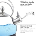 thumbnail image 4 of Creative Home 2.5 Qt. Stainless Steel Whistling Tea Kettle, Opaque Black with Speckle, 4 of 7