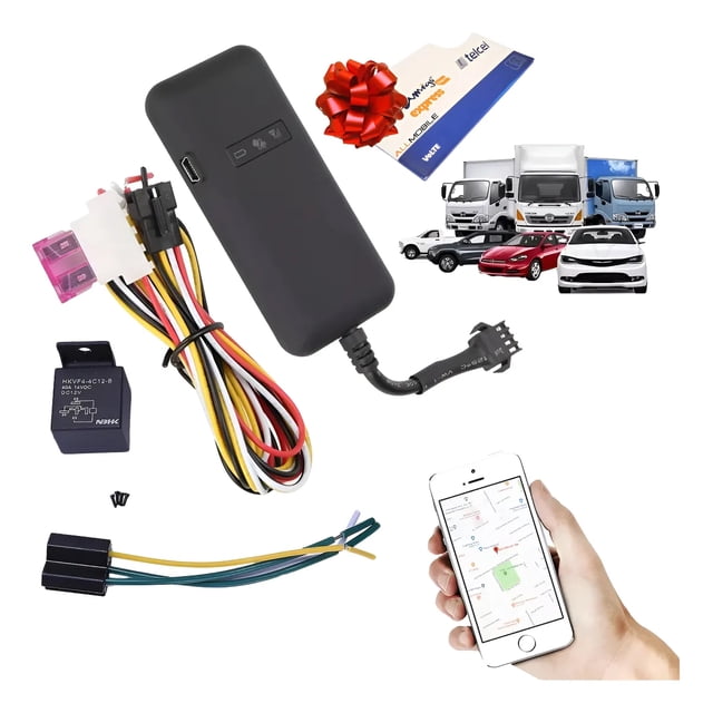 Tracker GPS Rastreador Satelital Para Auto Con Relevador Corta Corriente